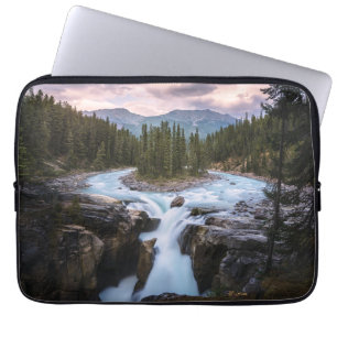 Waterfalls Jasper National Park, Canada Laptop Sleeve