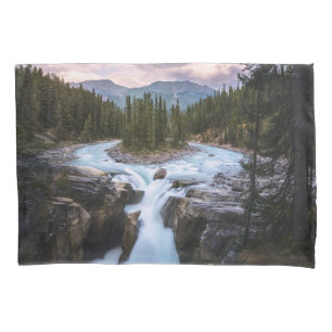 Waterfalls   Jasper National Park, Canada Pillowcase