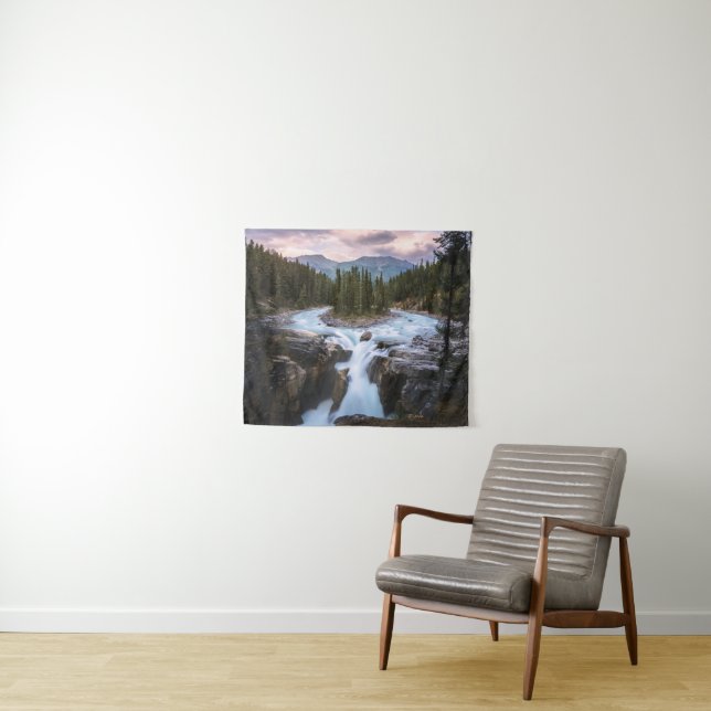 Waterfalls | Jasper National Park, Canada Tapestry (In Situ (Horizontal))