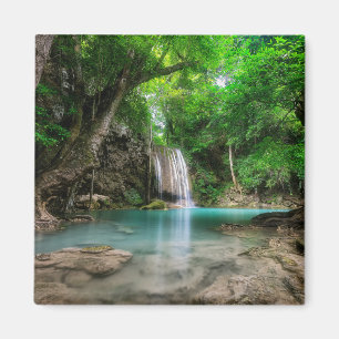 Waterfalls   Kanchanaburi, Thailand Magnet