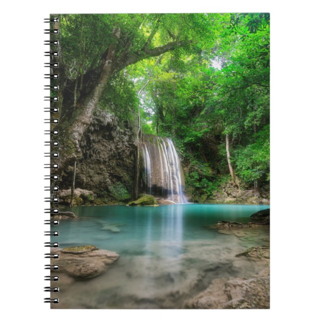 Waterfalls | Kanchanaburi, Thailand Notebook (Front)