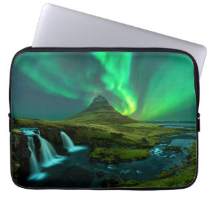 Waterfalls   Kirkjufellfoss Waterfall, Iceland Laptop Sleeve