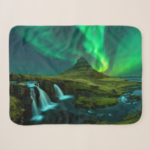 Waterfalls   Kirkjufellfoss Waterfall, Iceland Sherpa Blanket