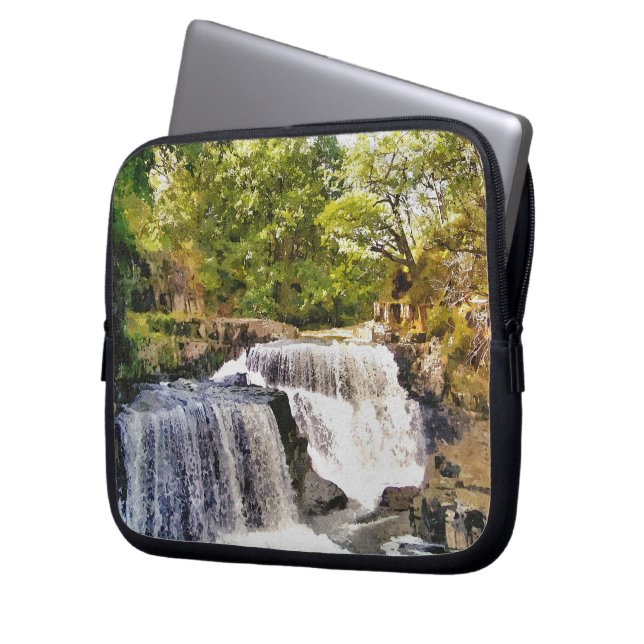 WATERFALLS LAPTOP SLEEVE (Front Left)