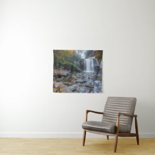 Waterfalls   Looking Glass Waterfalls Tapestry