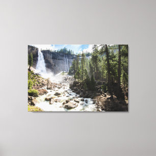 Waterfalls   Nevada Fall, Yosemite, CA Canvas Print