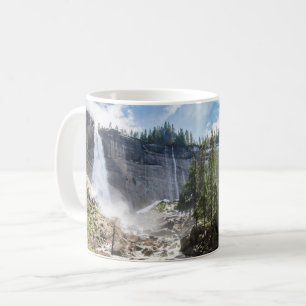 Waterfalls Nevada Fall, Yosemite, CA Coffee Mug