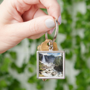 Waterfalls   Nevada Fall, Yosemite, CA Keychain