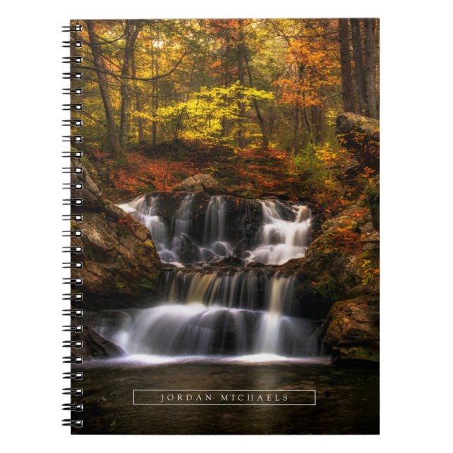 Waterfalls | New England Connecticut Notebook (Front)