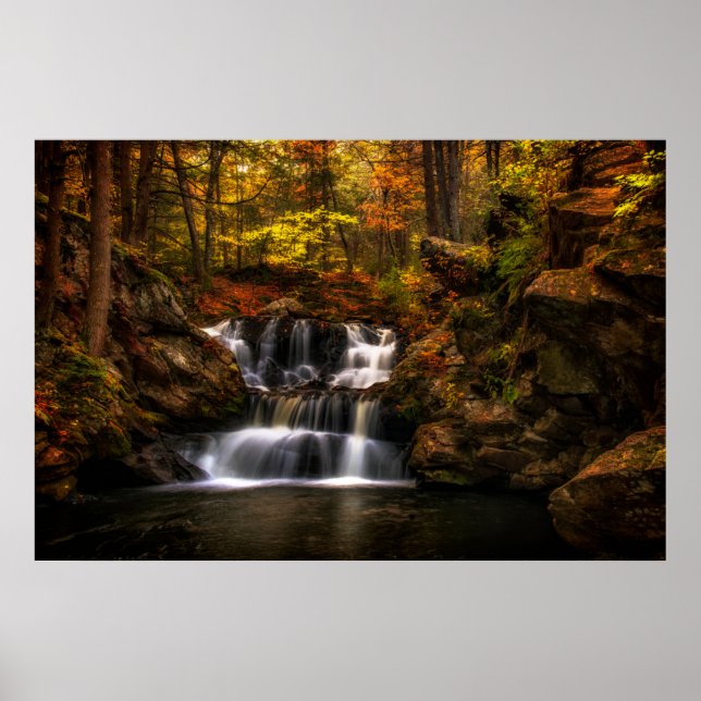 Waterfalls | New England Connecticut Poster (Front)