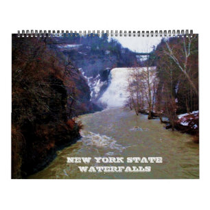 WATERFALLS OF NEW YORK STATE  calendar