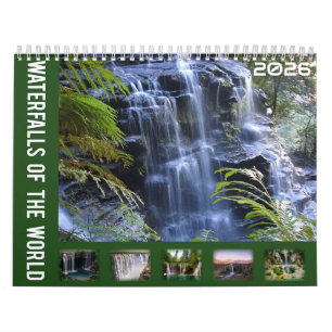 Waterfalls Of The World 2026 Calendar