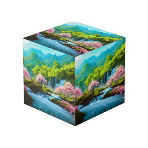 Waterfalls Photo Cube