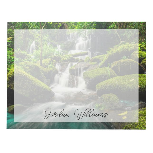 Waterfalls | Phu Tub Berk Mountain, Thailand Notepad (Front)