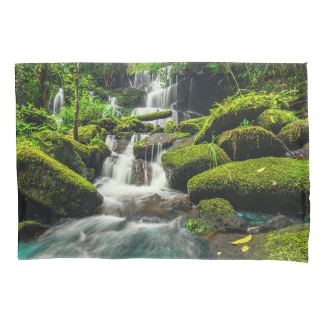 Waterfalls | Phu Tub Berk Mountain, Thailand Pillowcase (Front)