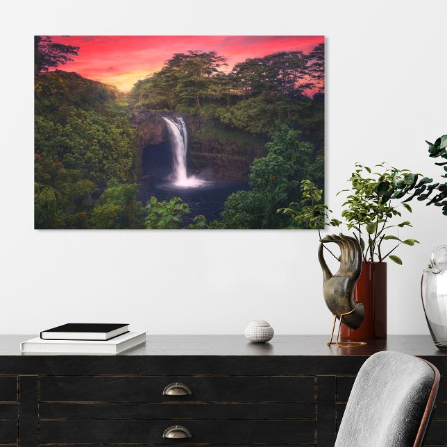 Waterfalls | Rainbow Falls, Hilo, Hawaii Canvas Print (Creator Uploaded)