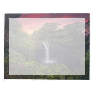Waterfalls Rainbow Falls, Hilo, Hawaii Notepad