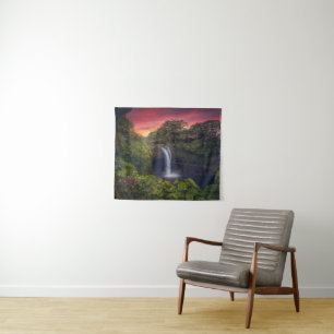 Waterfalls   Rainbow Falls, Hilo, Hawaii Tapestry