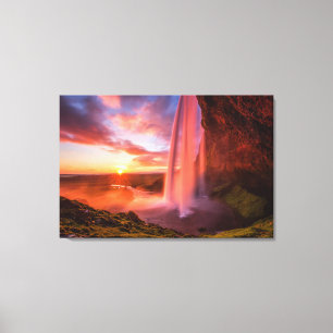Waterfalls   Seljalandsfoss Waterfall Canvas Print