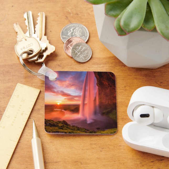 Waterfalls | Seljalandsfoss Waterfall Keychain (Desk)