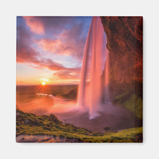 Waterfalls | Seljalandsfoss Waterfall Magnet