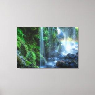 Waterfalls Shinmata Ravine, Japan Canvas Print