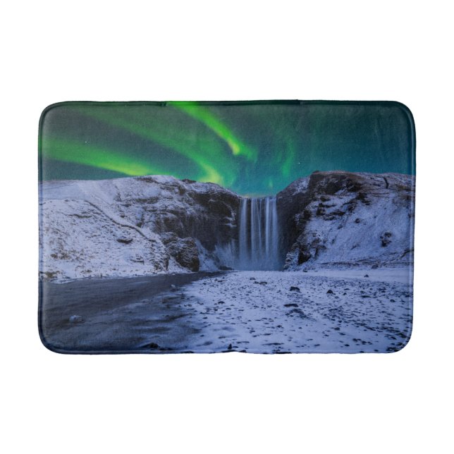 Waterfalls | Skógafoss Waterfall Bath Mat (Front)