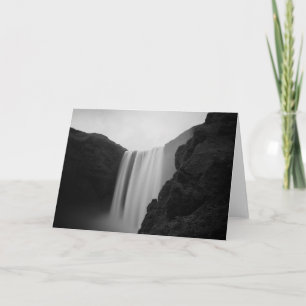 Waterfalls Skogafoss Waterfall, Iceland Card
