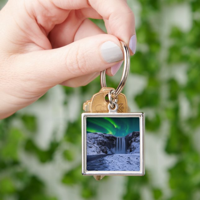 Waterfalls | Skógafoss Waterfall Keychain (Hand)