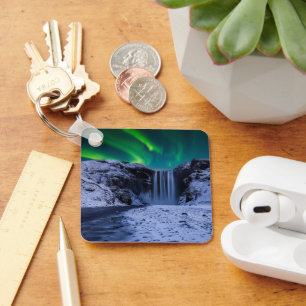 Waterfalls   Skógafoss Waterfall Keychain