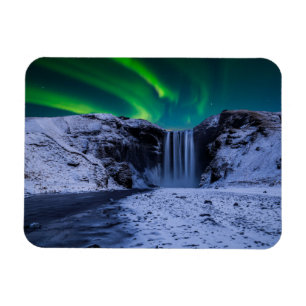 Waterfalls   Skógafoss Waterfall Magnet