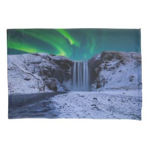 Waterfalls Skógafoss Waterfall Pillowcase