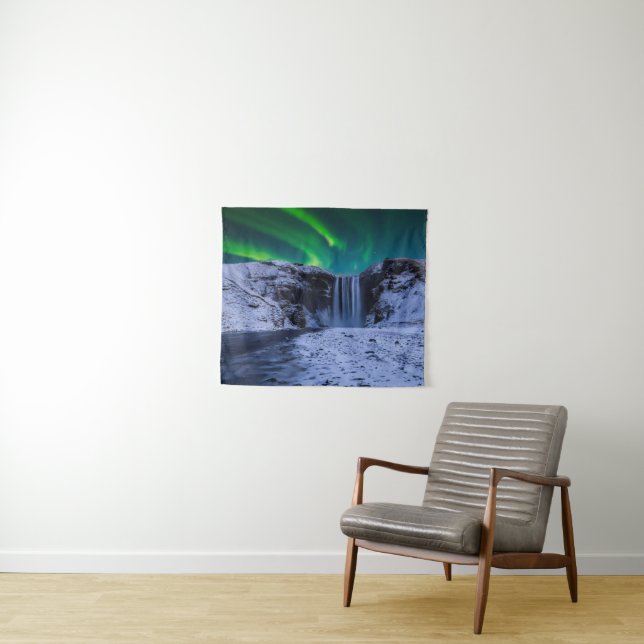 Waterfalls | Skógafoss Waterfall Tapestry (In Situ (Horizontal))