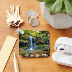 Waterfalls Smokey Mountain National Park Keychain