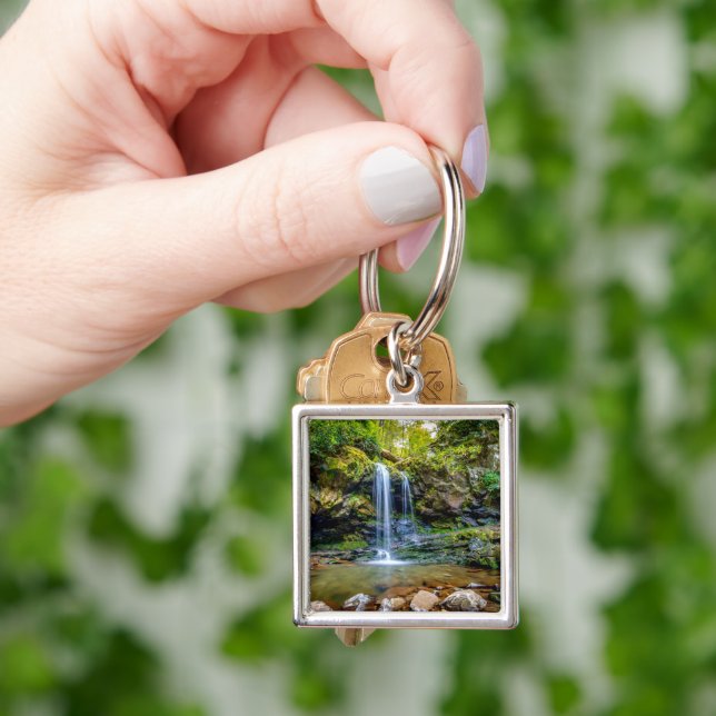 Waterfalls | Smokey Mountain National Park Keychain (Hand)