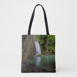 Waterfalls   Spring Rainforest Waterfall Thailand Tote Bag