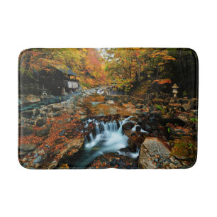 Waterfalls   Takaragawa Onsen Osenkaku, Japan Bath Mat