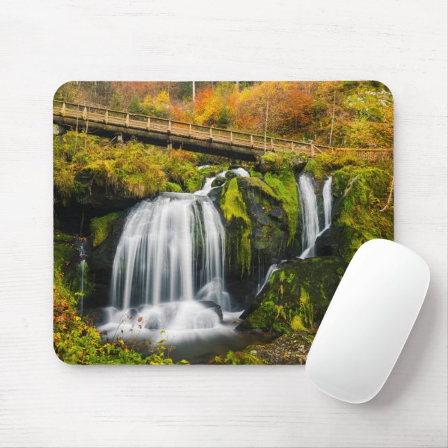 Waterfalls | Triberg Waterfalls, Germany Mouse Pad (With Mouse)