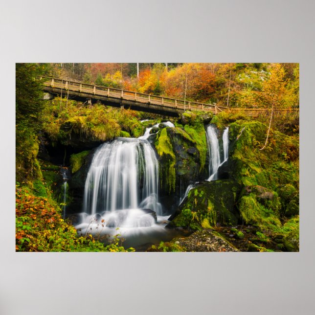 Waterfalls | Triberg Waterfalls, Germany Poster (Front)