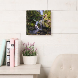 Waterfalls Triberger Wasserfälle, Germany Square Wall Clock
