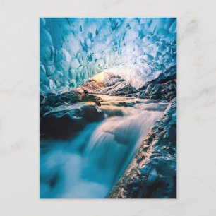 Waterfalls   Vatnajokull Glacier, Eastern Iceland Postcard