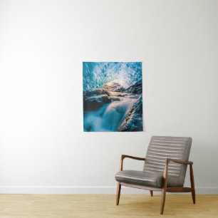 Waterfalls Vatnajokull Glacier, Eastern Iceland Tapestry