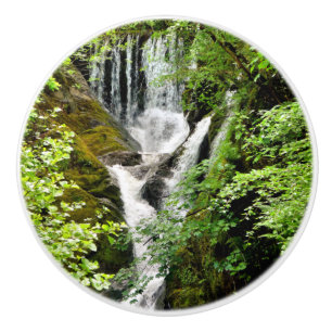 WATERFALLS   WALES   CERAMIC KNOB