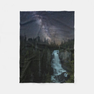 Waterfalls Whistler Olympic Park Fleece Blanket