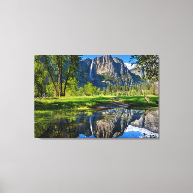 Waterfalls | Yosemite Falls, California Canvas Print (Front)