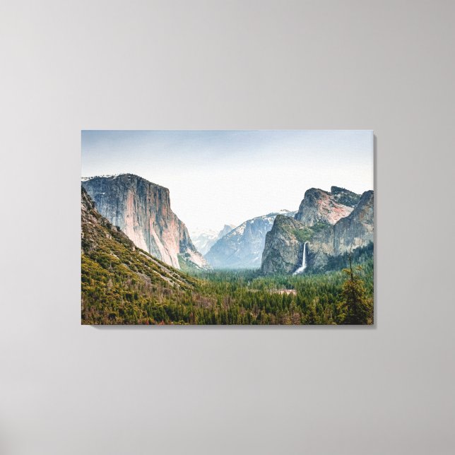 Waterfalls | Yosemite Valley National Park Canvas Print (Front)