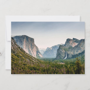 Waterfalls Yosemite Valley National Park Thank You Card