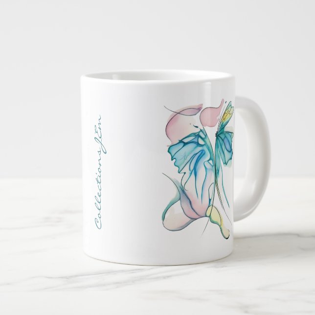 Waterfly 2 large coffee mug (Front Right)