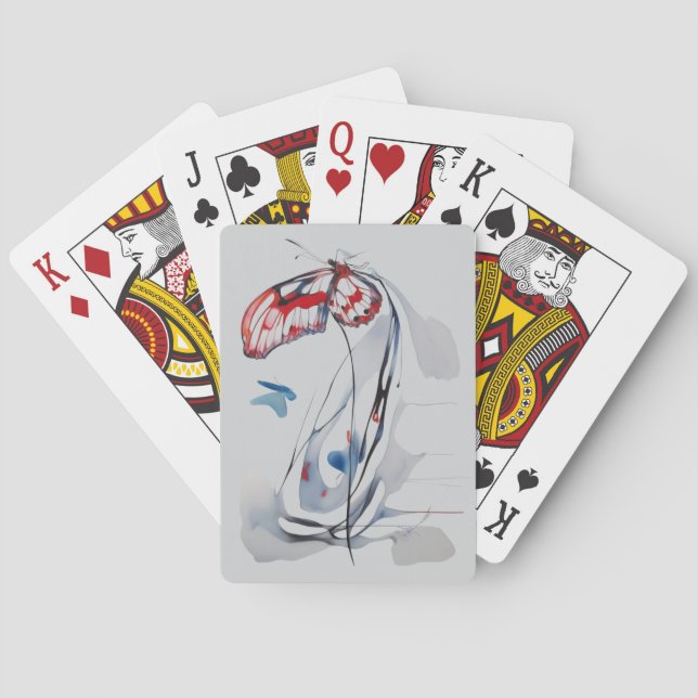 Waterfly 3 playing cards (Back)
