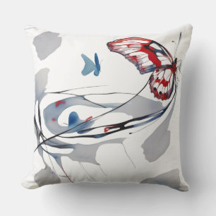 Waterfly 3 throw pillow